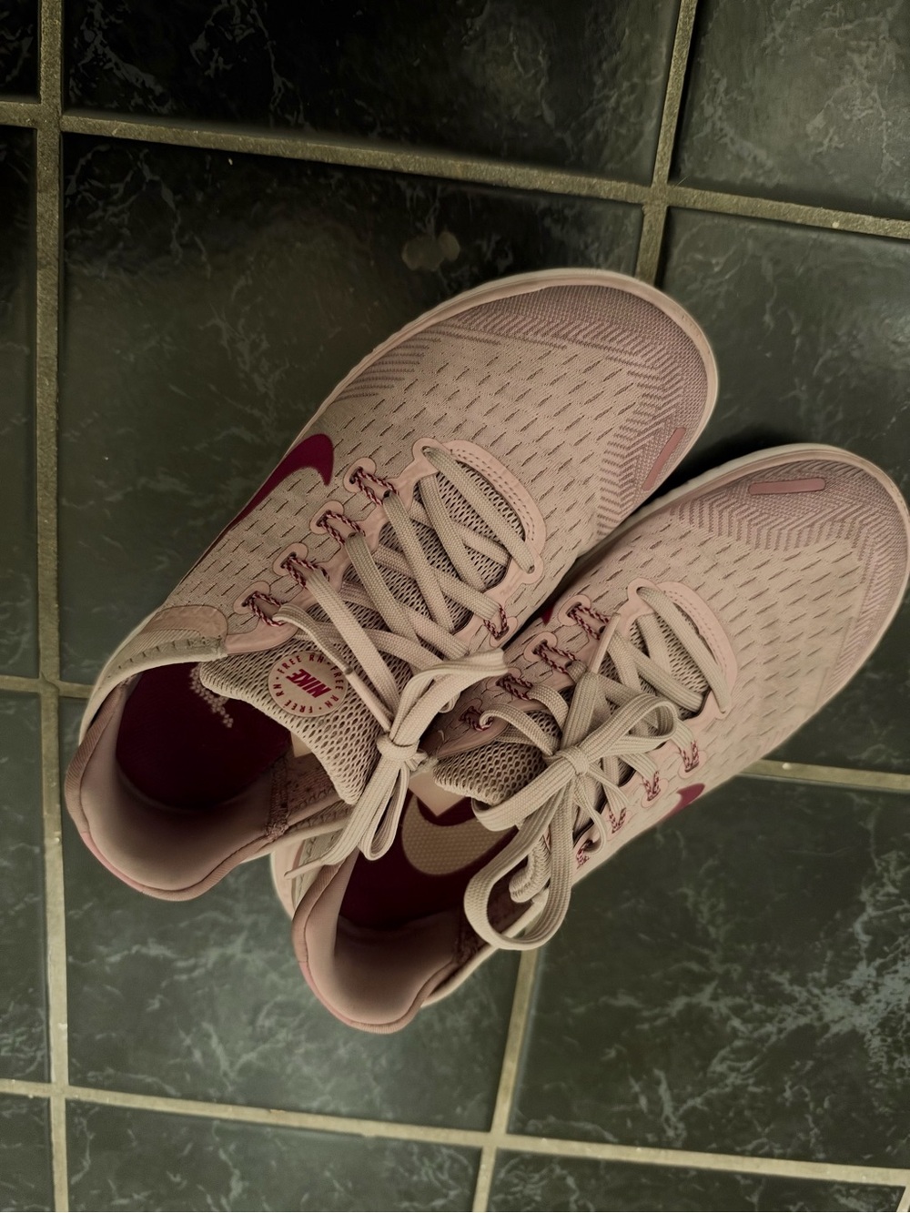 Nike Women’s Free Run Pink and Magenta Athletic Sneakers